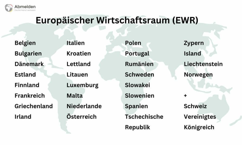 Welche länder gehören zum EWR - europäischen Wirtschaftsraum